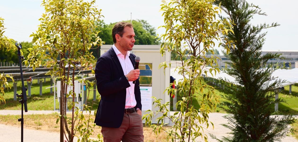 Chignolo d'Isola inaugurazione: Luca Musicco, CEO di Italgen