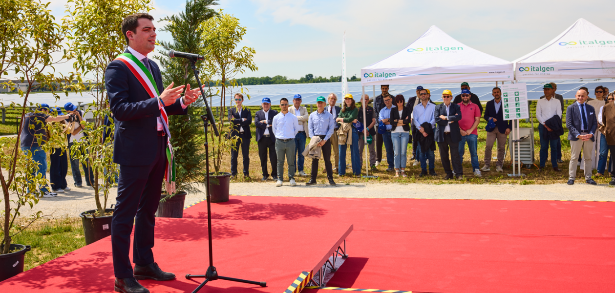 Chignolo d'Isola inaugurazione: Saul Ronzoni, Sindaco di Chignolo d'Isola