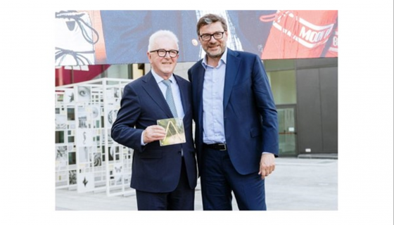 Giancarlo Zanatta, Tecnica Group, riceve il Compasso d'oro alla carriera