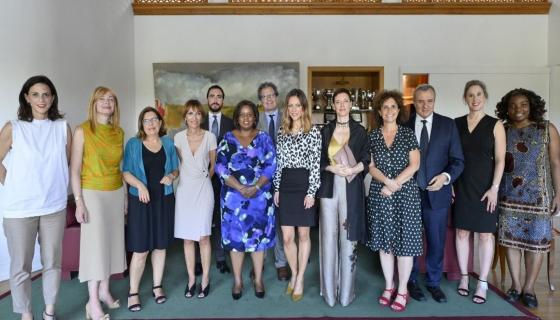 Sanda Ojiambo (Global Compact) in visita in Italia. Italmobiliare è componente del Board di UN Global Compact Network Italia. Sanda Ojiambo (Global Compact) in visita in Italia. Italmobiliare è componente del Board di UN Global Compact Network Italia.