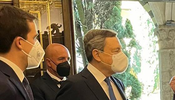 Il Presidente Draghi in visita a Officina Profumo-Farmaceutica di Santa Maria Novella