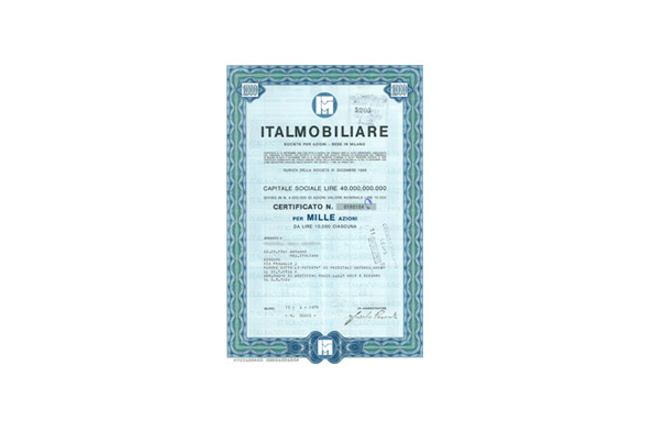 Italmobiliare birth certificate
